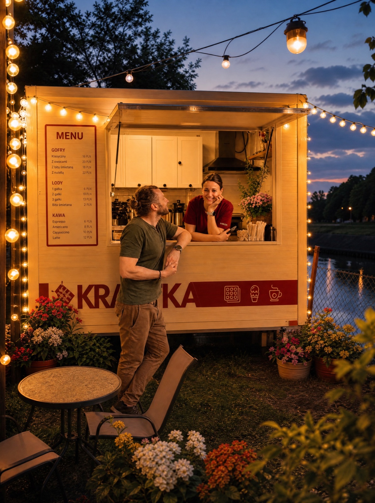 KRATKA na Bolku — gofr, kawa i przyczepa gastronomiczna, powód by się zatrzymać