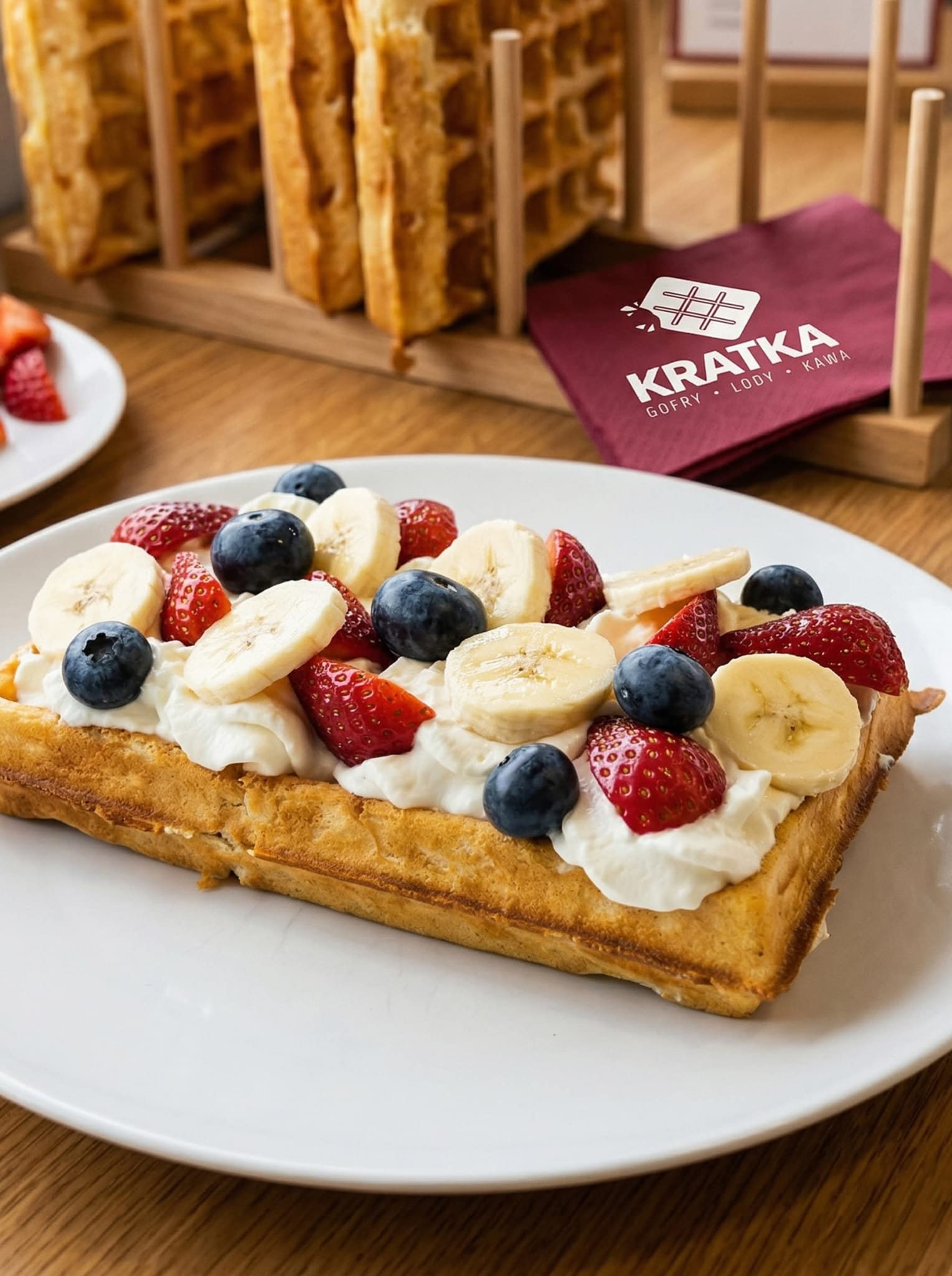 Gofry KRATKA prosto z kratki na talerz